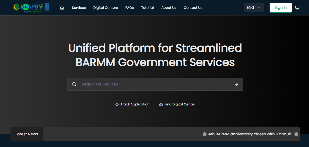 Digital Bangsamoro eGovernance Portal Design & Development (leaps)